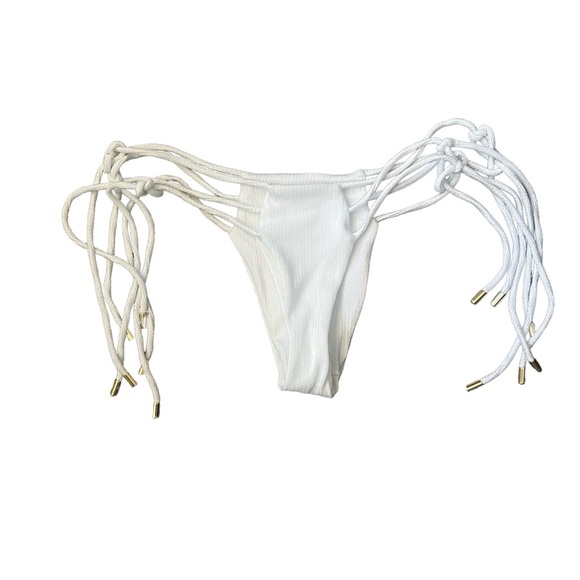 PEACH DE LA CREME ARIELLE BOTTOM WHITE SIZE SMALL NEW - Picture 4 of 8
